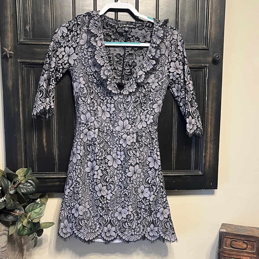 For Love And Lemons Theodora Floral Lace Dress